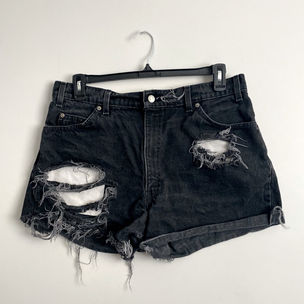 Vintage Orange Tab Levi Cutoff Shorts